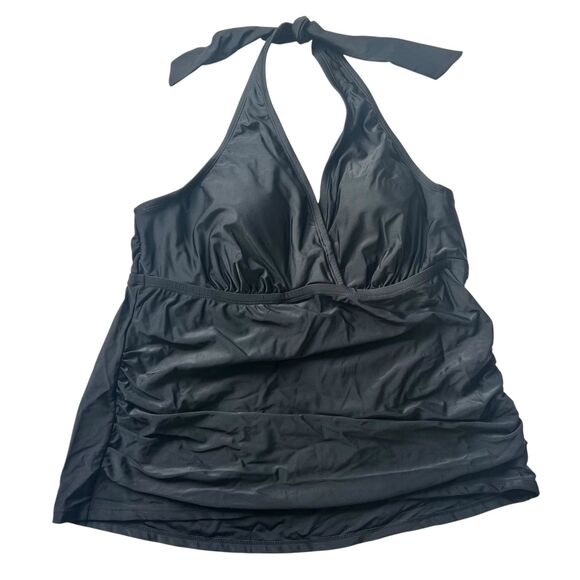 Island Escape Woman Tankini Swim Top Plus Size 20W Padded Underwire NWOT - Picture 1 of 3